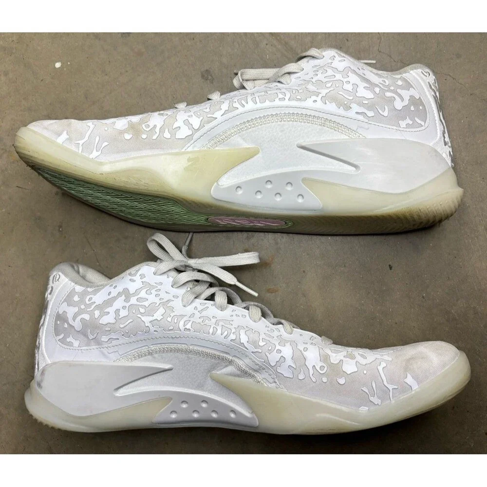 Nike Jordan Zion 3 Mens Sneakers Size 16 Shoes DR0675 103 White/Vapor Green